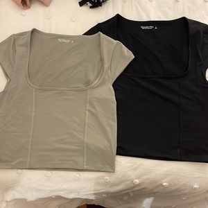 Two Abercrombie Crop Tops